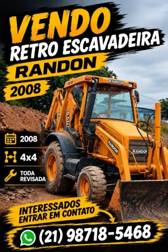 Retro escavadeira Randon
