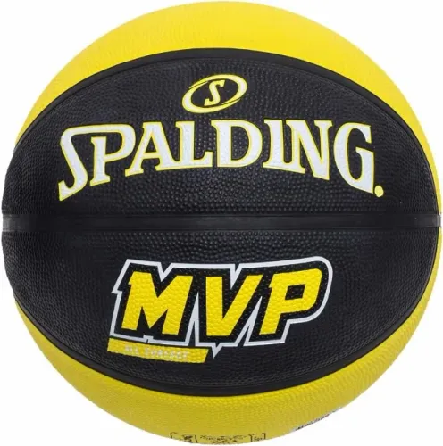 Bola de Basquete Spalding MVP Preto/Amarelo Tamanho 7