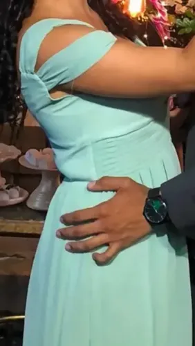 Vestido longo de festa