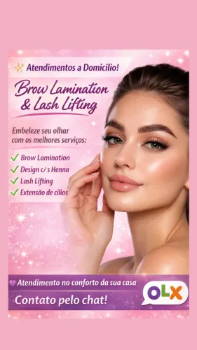  Brow Lamination e Lash Lifting | Atendimento a Domicílio e Parcerias