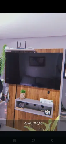 Home painel TV amadeirado