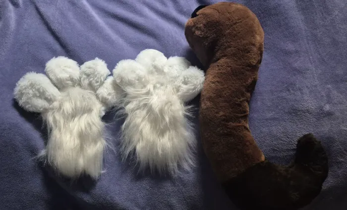 FURSUIT PARCIAL - Cauda e Patas (LEIA o anúncio)