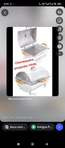 Churrasqueira porquinho ferro fundido p vida toda