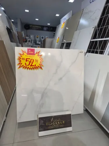 Porcelanato polido 64x64 R$ 52,99M² - Falar com Lucíria