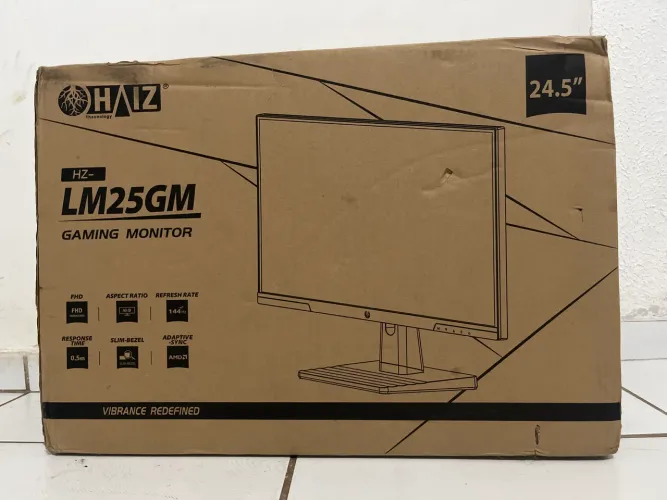 Monitor 144hz NOVO - 1 ANO DE GARANTIA