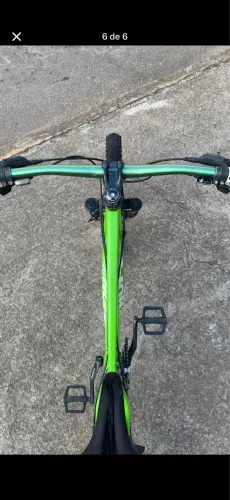 Bike Hupi Naja, com suspensão RST Storm, muito conservada 