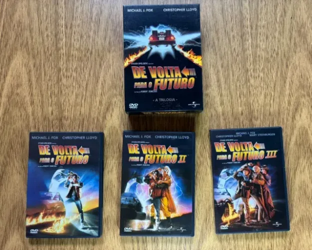 DVD De Volta para o Futuro ? Trilogia Completa