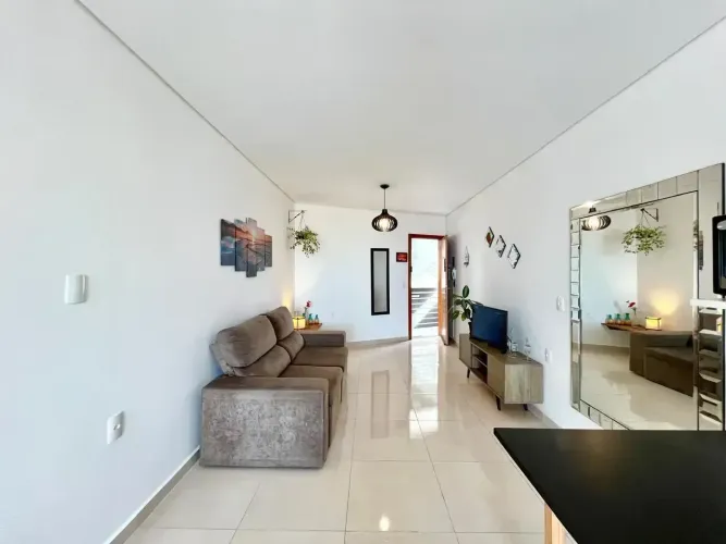Apartamento 2 quartos-Campeche próximo do Hotel São Sebastião e vista para Ilha do Campech