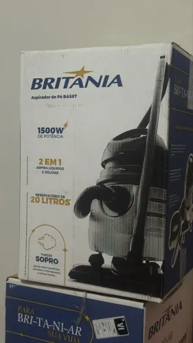 Aspirador de pó e água Britânia 1500w