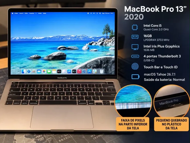 MacBook Pro 13 2020 | Intel Core i5 | 16GB RAM | Touch Bar