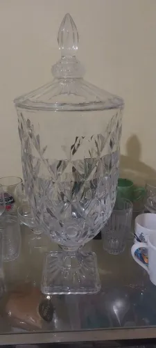 Suqueira de cristal