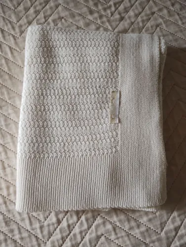 Manta para bebê de linha