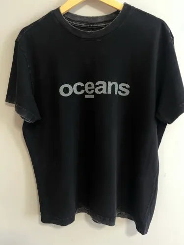 Camiseta osklen oceans dupla face 