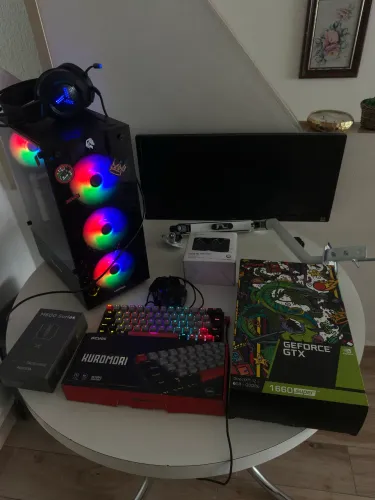 PC Gamer Completo Ryzen 5 5600G + GTX 1660 SUPER + Monitor LG Ultrawide