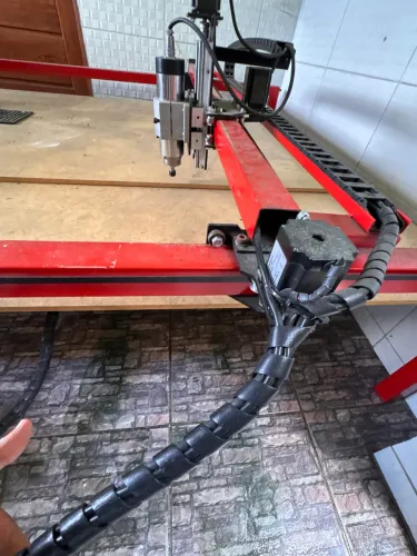 NC Router 1,50x1,50m 3 Eixos Motor 1CV - CNC Madeira MDF Acrílico