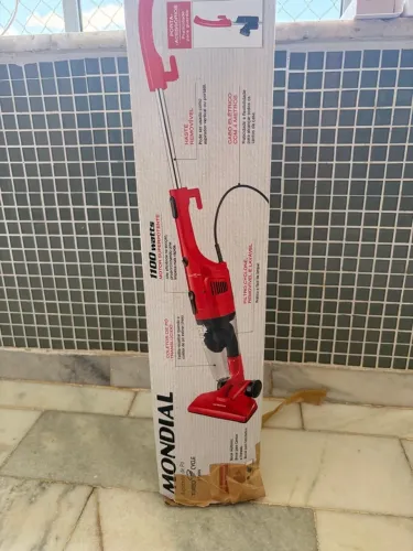 Aspirador de Pó Vertical Mondial Turbo Cycle 1100W (Modelo AP-36 - Vermelho)