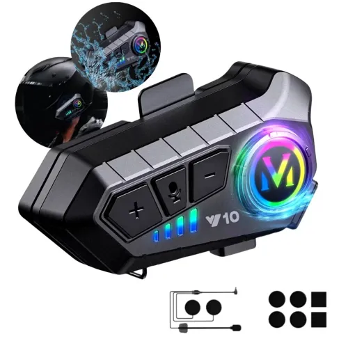 Intercomunicador Bluetooth Y10 Para Capacete Moto Produto Novo