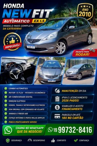 Honda Fit Ex/s/ex 1.5 Flex/flexone 16V 5P Aut. 2010