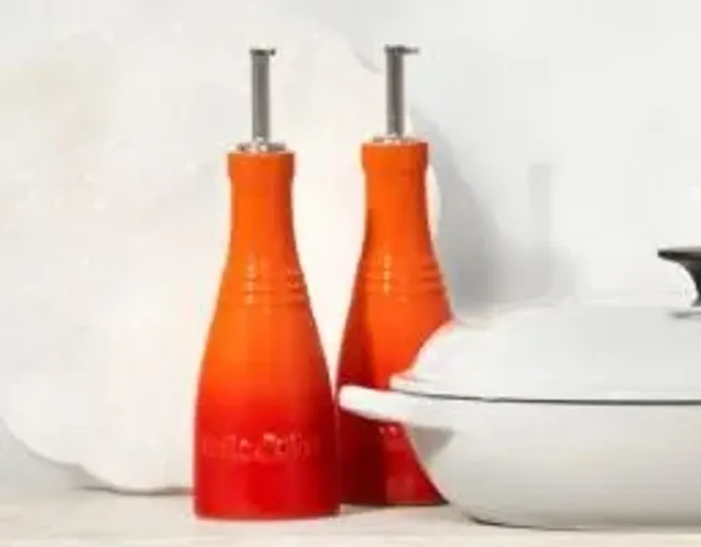 Galheteiro Azeite e Vinagre Laranja Le Creuset