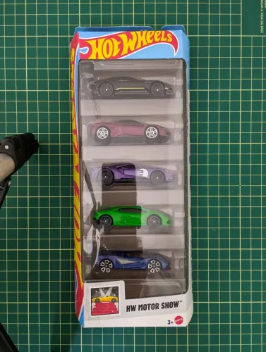 Pack Ferrari SF90 Stradale Hot Wheels HW Motor Show 5 Pack Mattel Coleção