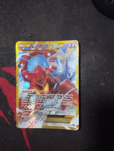 Carta pokémon Volcanion Ex (115/114)