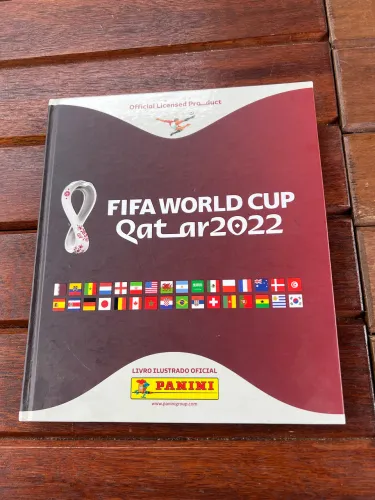 Álbum Capa Dura Copa do Mundo 2022 Qatar Completo