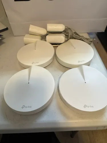 TP-Link Deco M5 V3 (AC1300) - Kit com 4 Unidades + Fontes Originais | Semi Novo AC1300