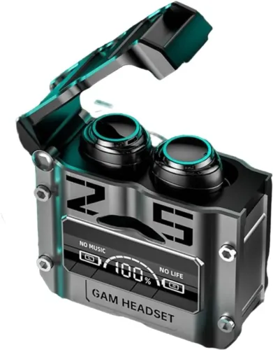 Fones de Ouvido Sem Fio Bluetooth Bateria Longa Duração Carga Rápida - TWS M25 Gaming Head