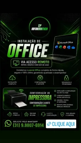 Instalação de Office e Impressoras 