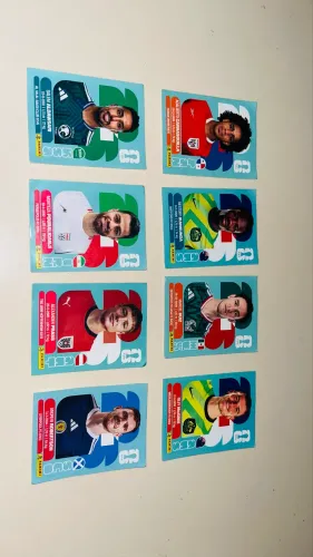 8 figurinha do álbum da Copa 2026