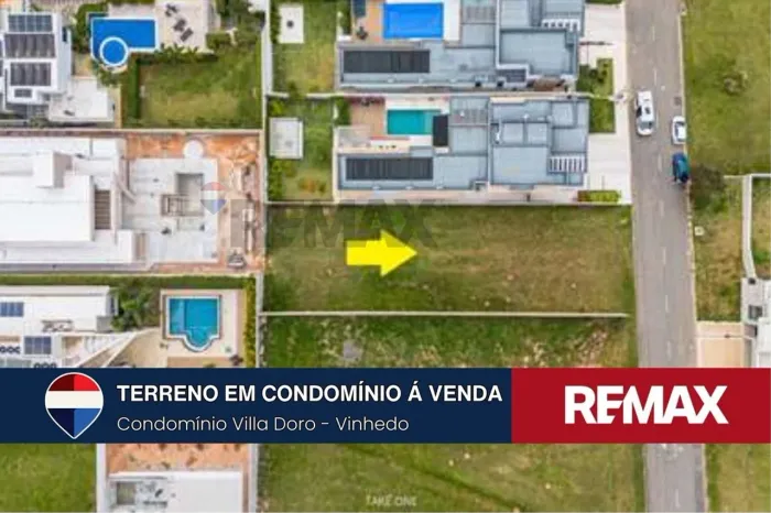 Terreno a venda no condomínio Villa D'oro em Vinhedo
