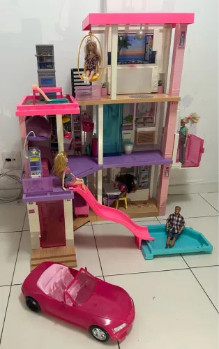 Mega Casa dos Sonhos da Barbie com Playset Interativo com Luz e Som