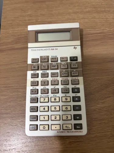 Calculadora Texas BA54