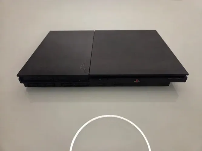PS2 Slim - Playstation 2 completo com 2 controles originais