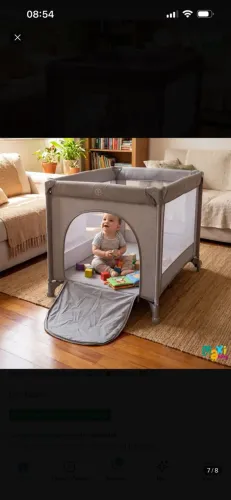 Berço portátil Infantil Cercadinho+ colchão 