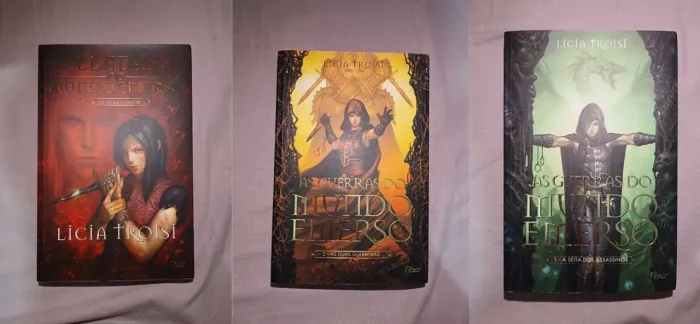 Coleção completa da trilogia As Guerras do Mundo Emerso, de Licia Troisi