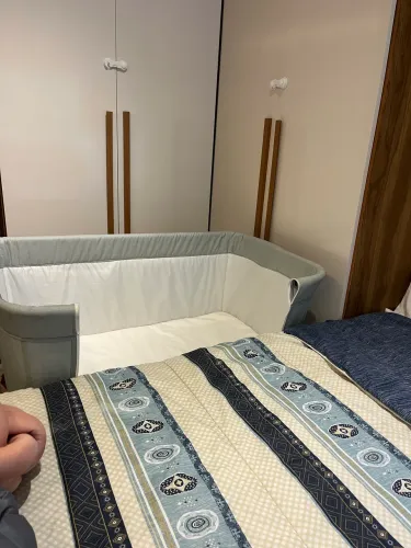 Berço acoplável COSCO Cinza Claro