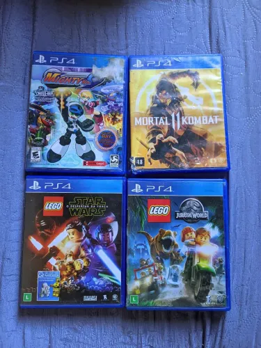 4 jogos mídia física PS4