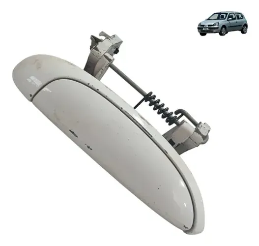 Macaneta Renault Scenic Megane Externa Direita 1998 2014 Branco Dianteira/traseira