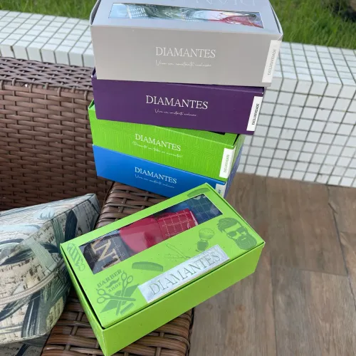 Cuecas Diamantes | O kit acompanha 3 peças | Originais 