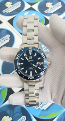 RELÓGIO CALIBRE 5  FUNDO AZUL  AUTOMÁTICO 
