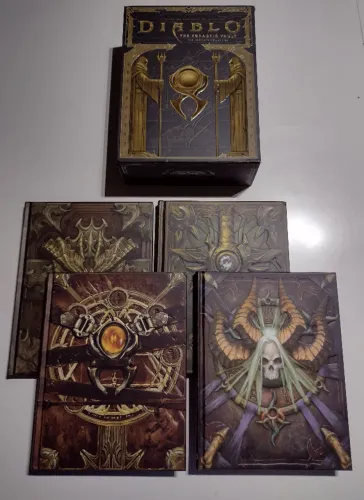 Coleção Diablo Horadric Chest + 3 HQs + 2 Livros de Contos