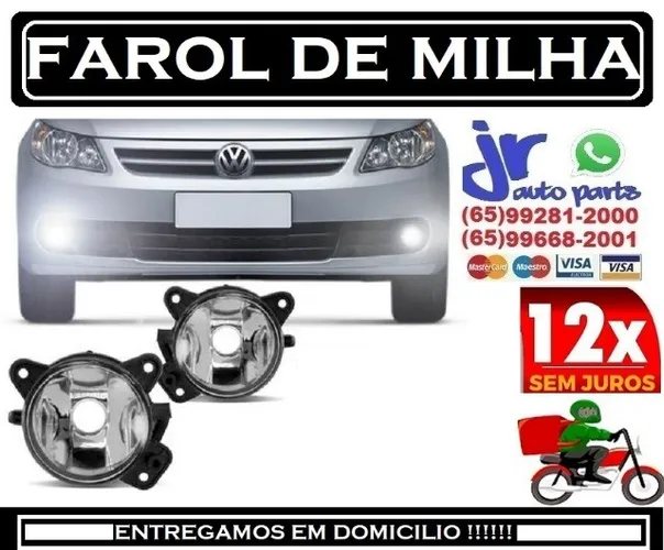 Par Farol Milha Voyage G5 Auxiliar Neblina 