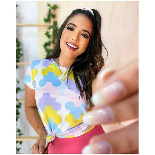 Camisa Blusa Desenho animado feminina t-shirt