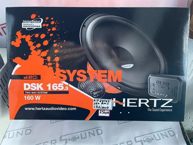 Kit 2 vias Hertz 160 rms de altíssima e potência 
