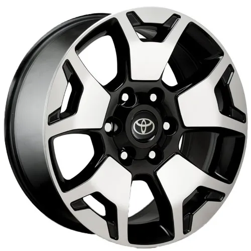 Roda Volcano Platinum Aro 20" Tala 8,5" Preto Diamantado 6x139 Hilux