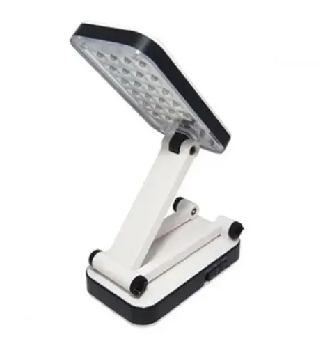 Luminária Abajur 24 Led Recarregável Dobravel Smd Portátil