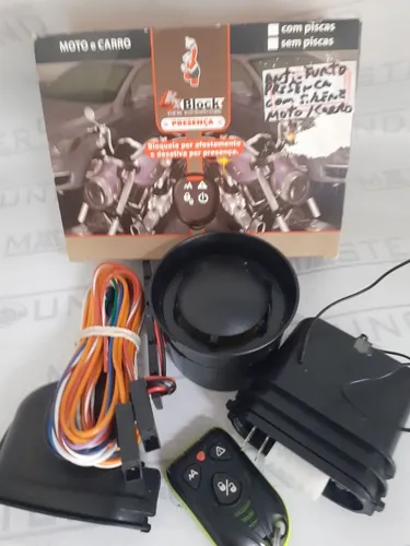 alarme Anti-furto de presença. Kaori. Para: carros e motos. Com sirene.