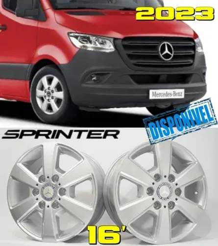 Roda aro 16 Mercedes Sprinter Prata  jogo novo