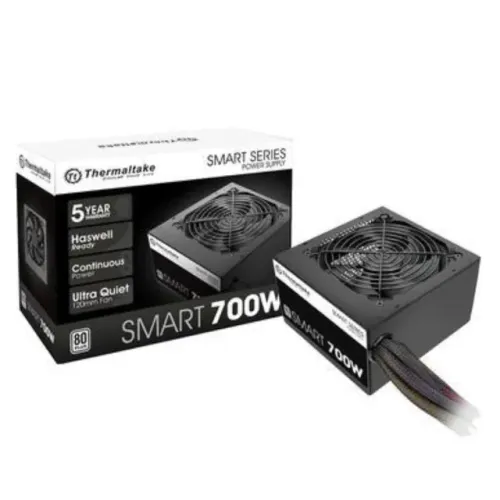 Fonte ATX 700W Real PFC Ativo 80+ White Thermaltake - 5 Anos de Garantia - WZetta